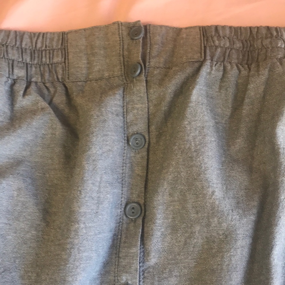 Strapless button Romper - Picture 3 of 4